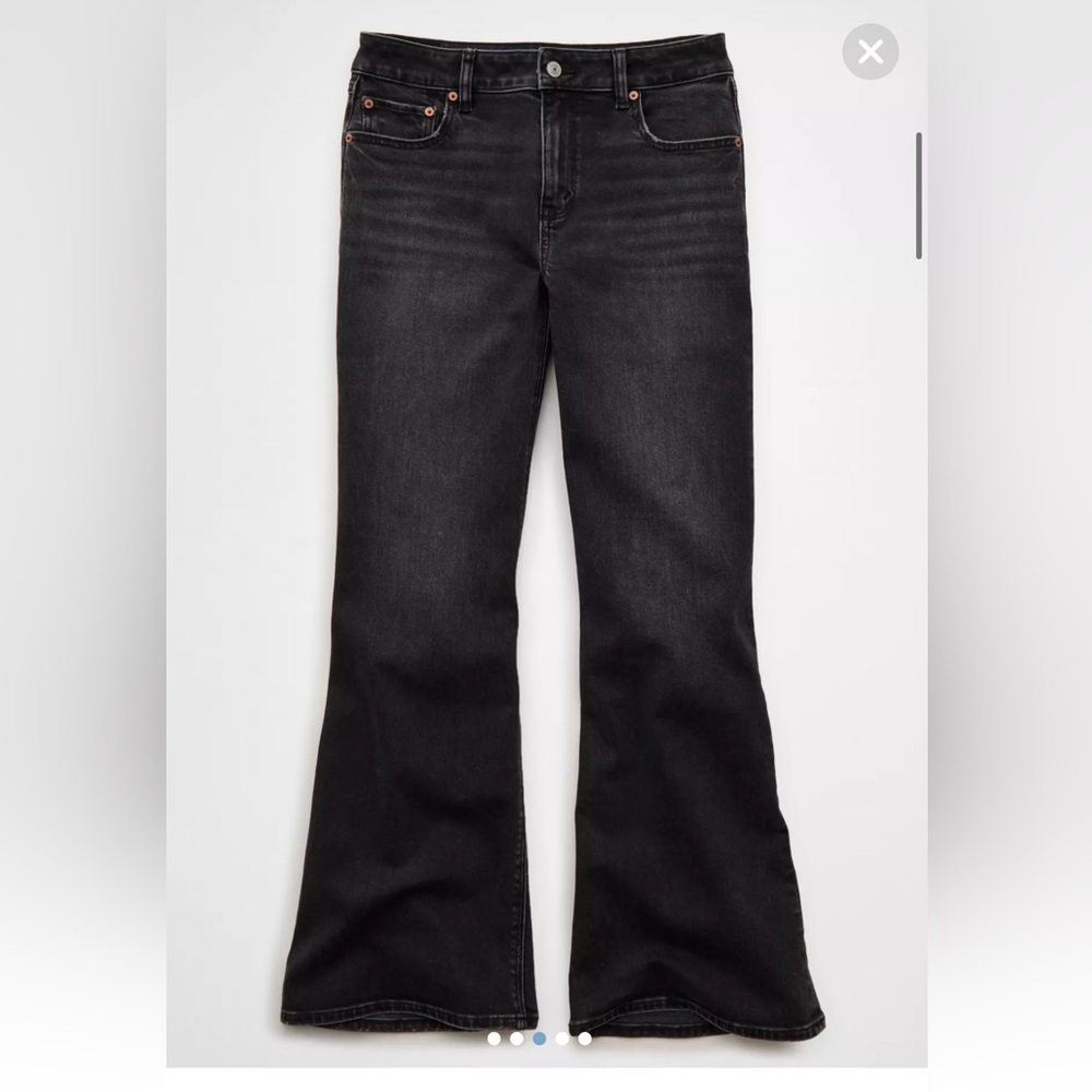 American Eagle Outfitters Black Flare Jeans